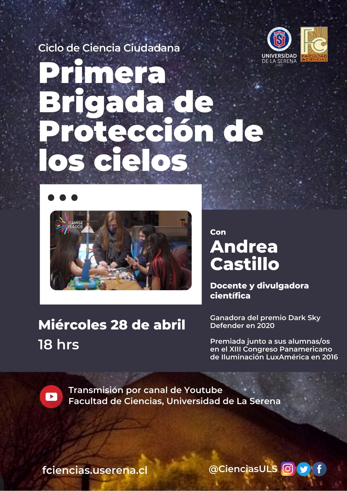 [Video] Ciencia ciudadana: primera brigada chilena de protección de los cielos