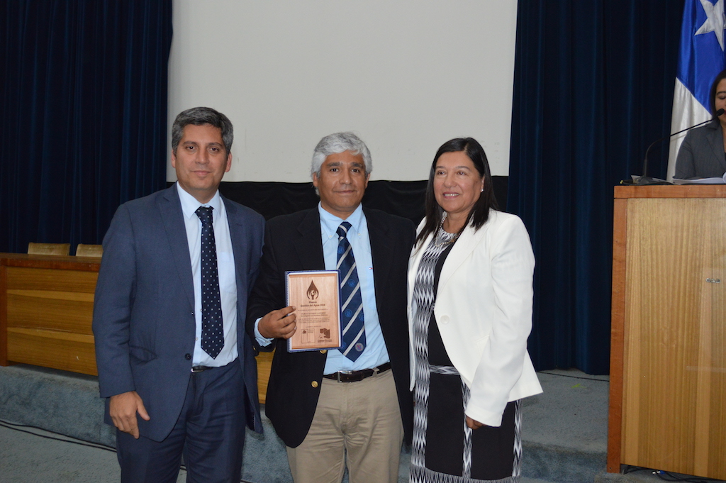 Director de PROMMRA recibe premio “Gestión del Agua 2016” en jornada celebrada en La Serena