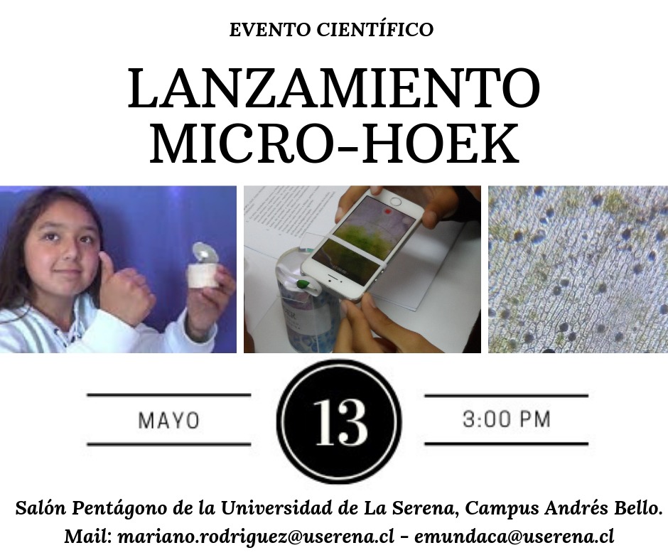 [Lunes 13] Ciencia al alcance de todos: Lanzamiento oficial Micro-hoek en ULS