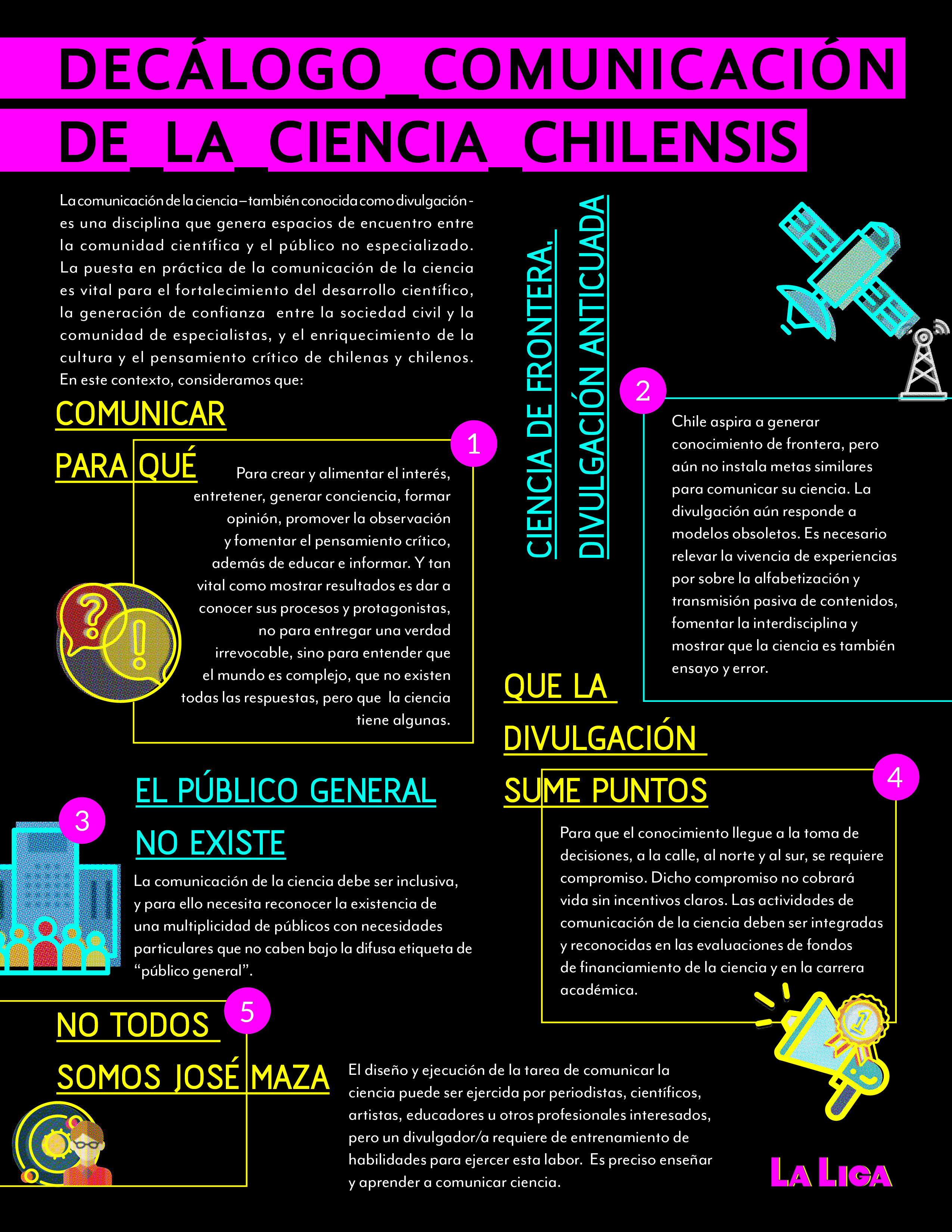 Decálogo: Comunicación de la Ciencia Chilensis