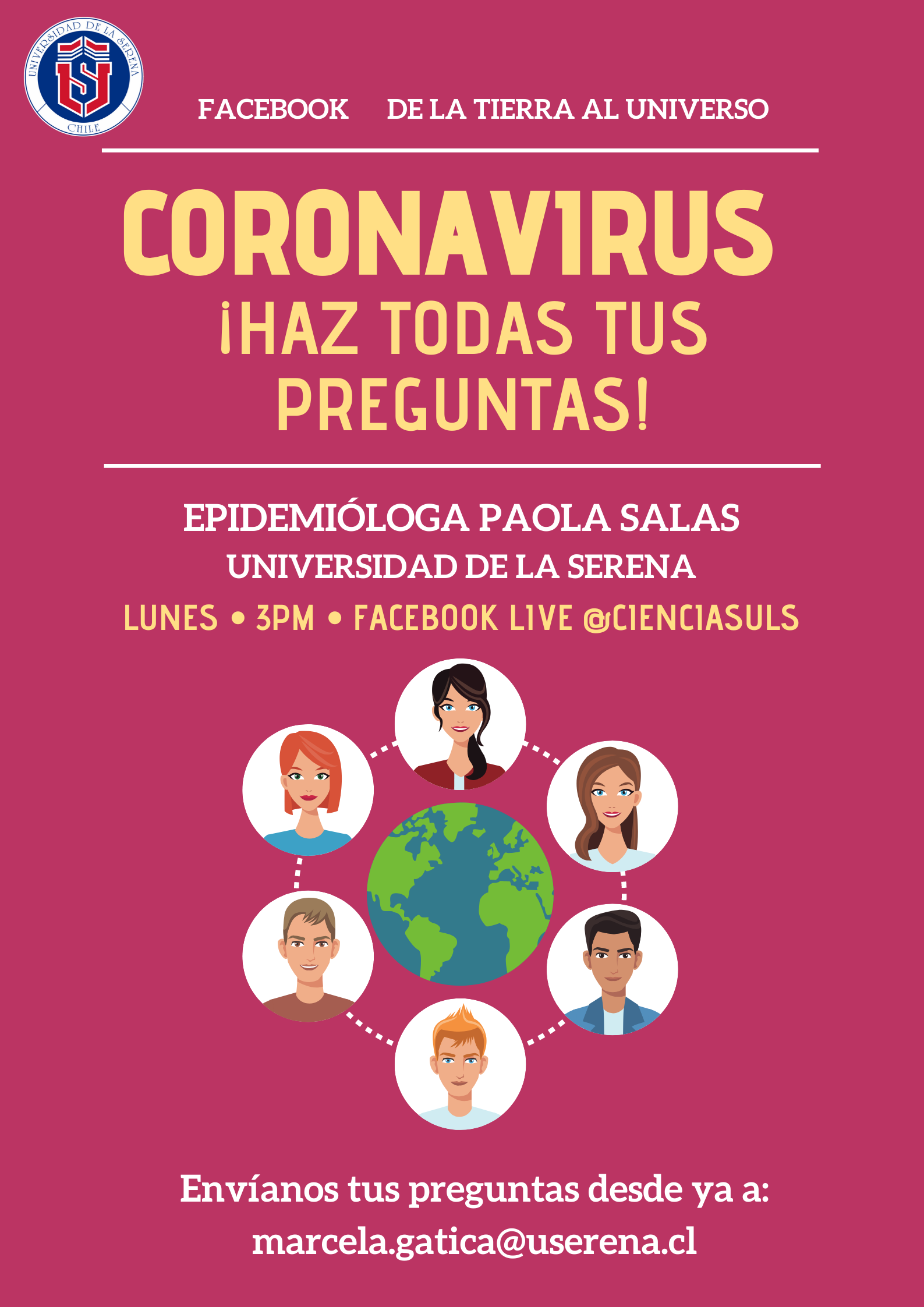 Coronavirus en chile FB live Paola