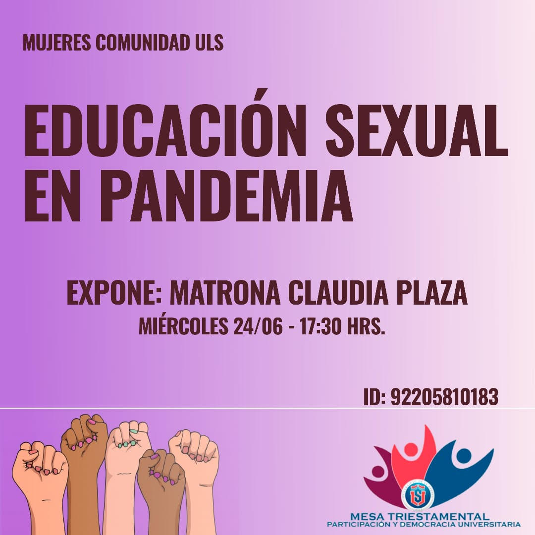 [Conversatorio – Miércoles] Educación Sexual en Pandemia