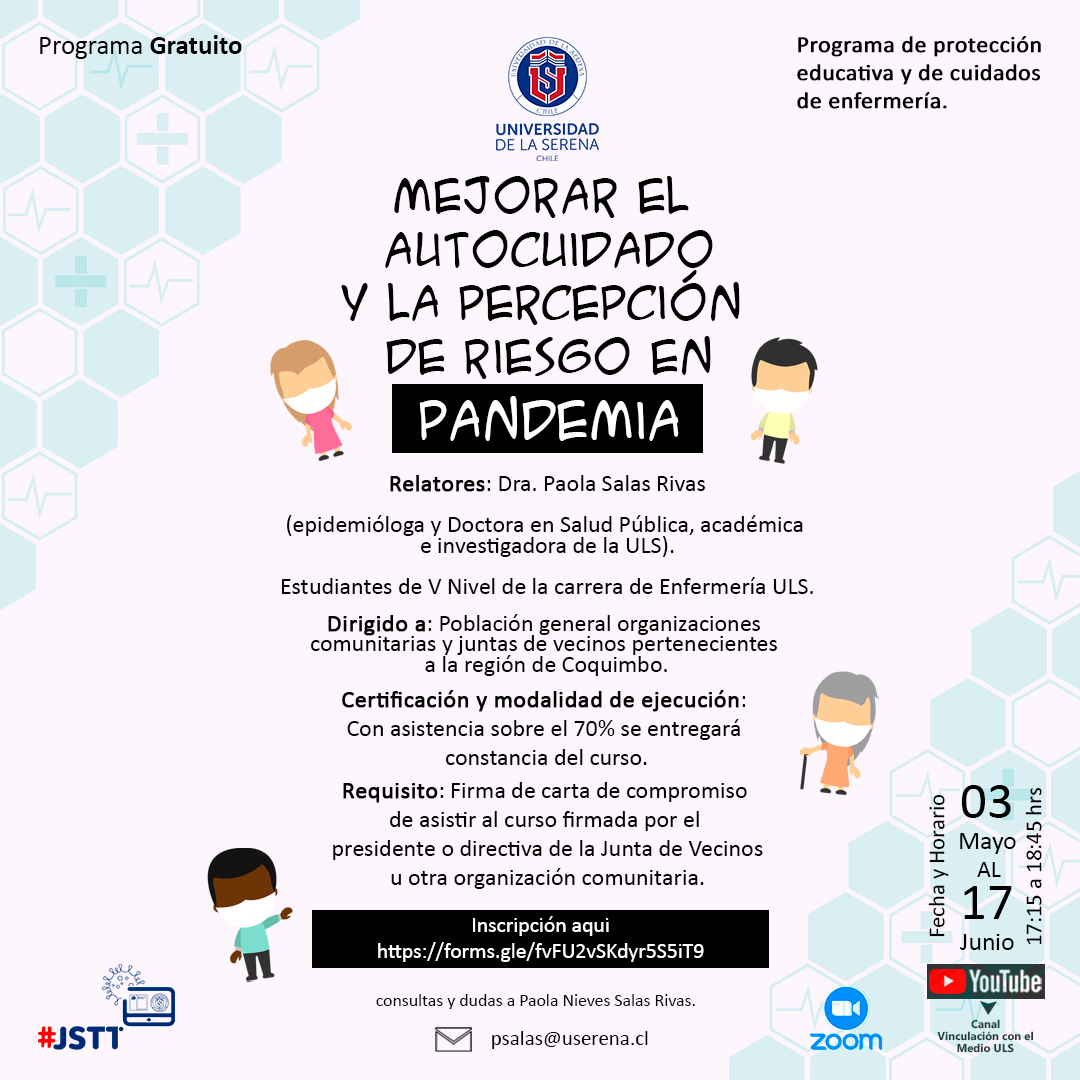 Facultad de Ciencias impartirá curso COVID19 gratuito para organizaciones comunitarias de la región de Coquimbo