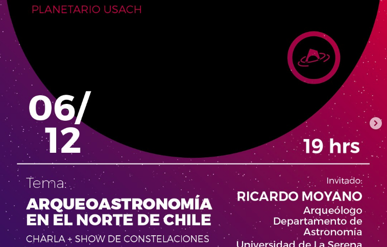Arqueoastrónomo ULS dará charla en Planetario Chile